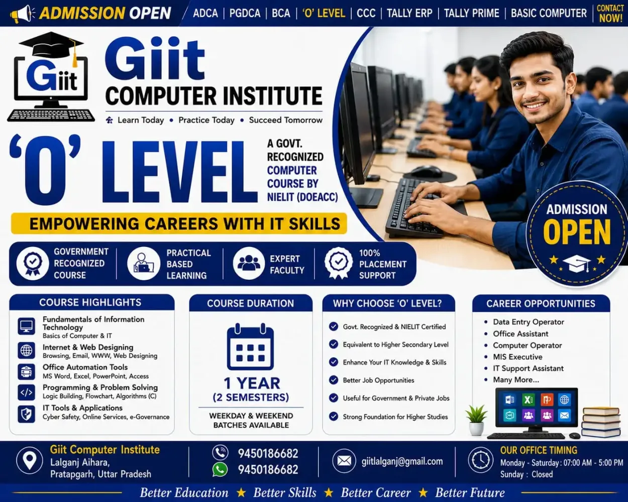 NIELIT 'O' Level Course